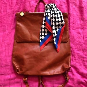 Clare V Agnes leather backpack